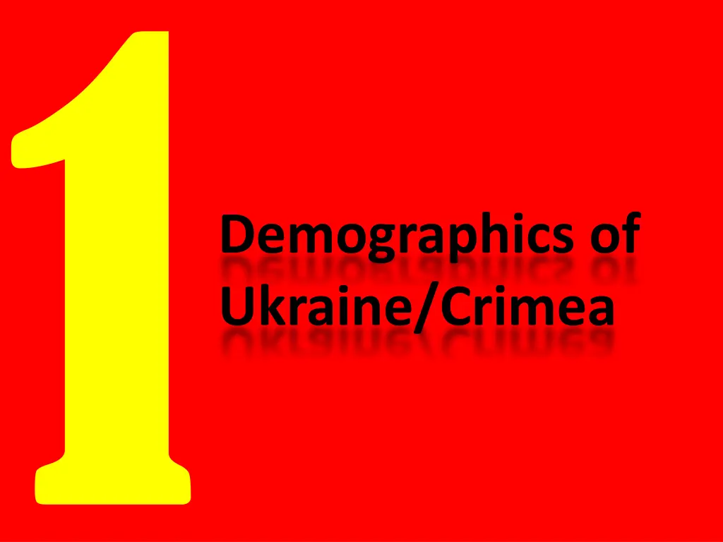 demographics of ukraine crimea