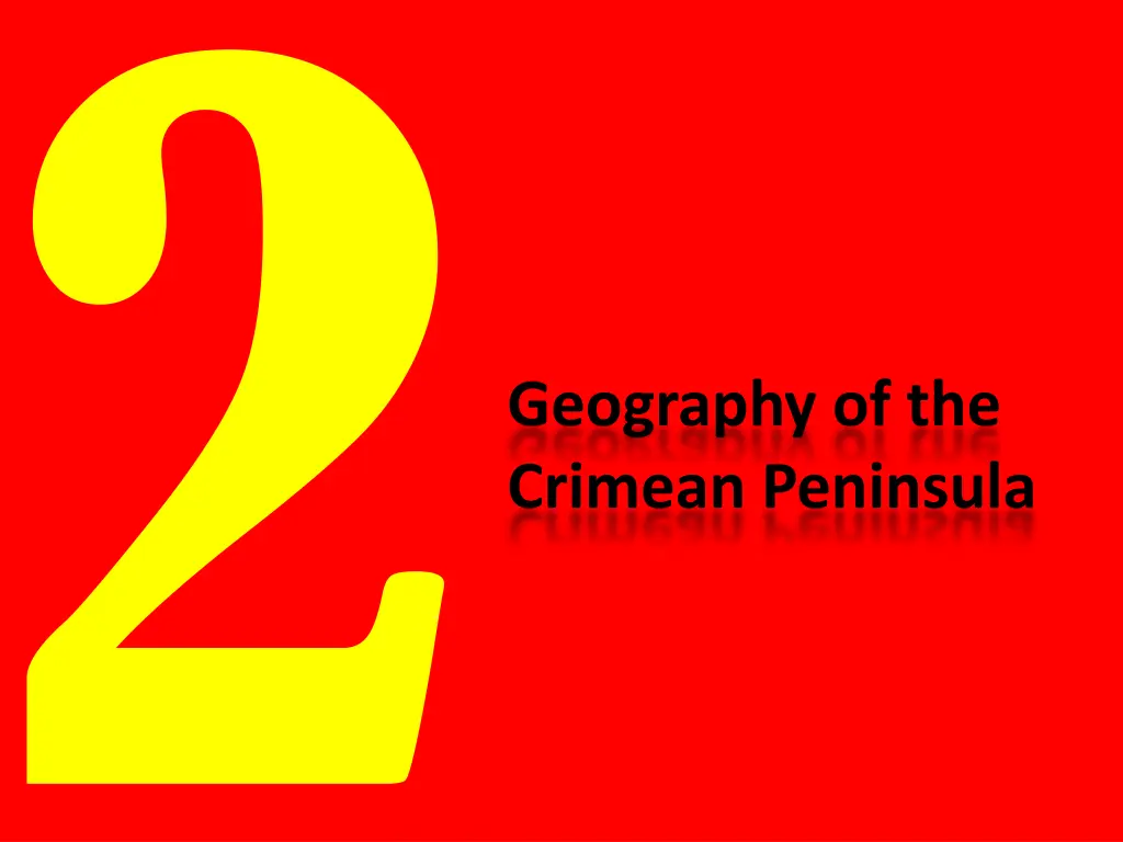 geography of the crimean peninsula