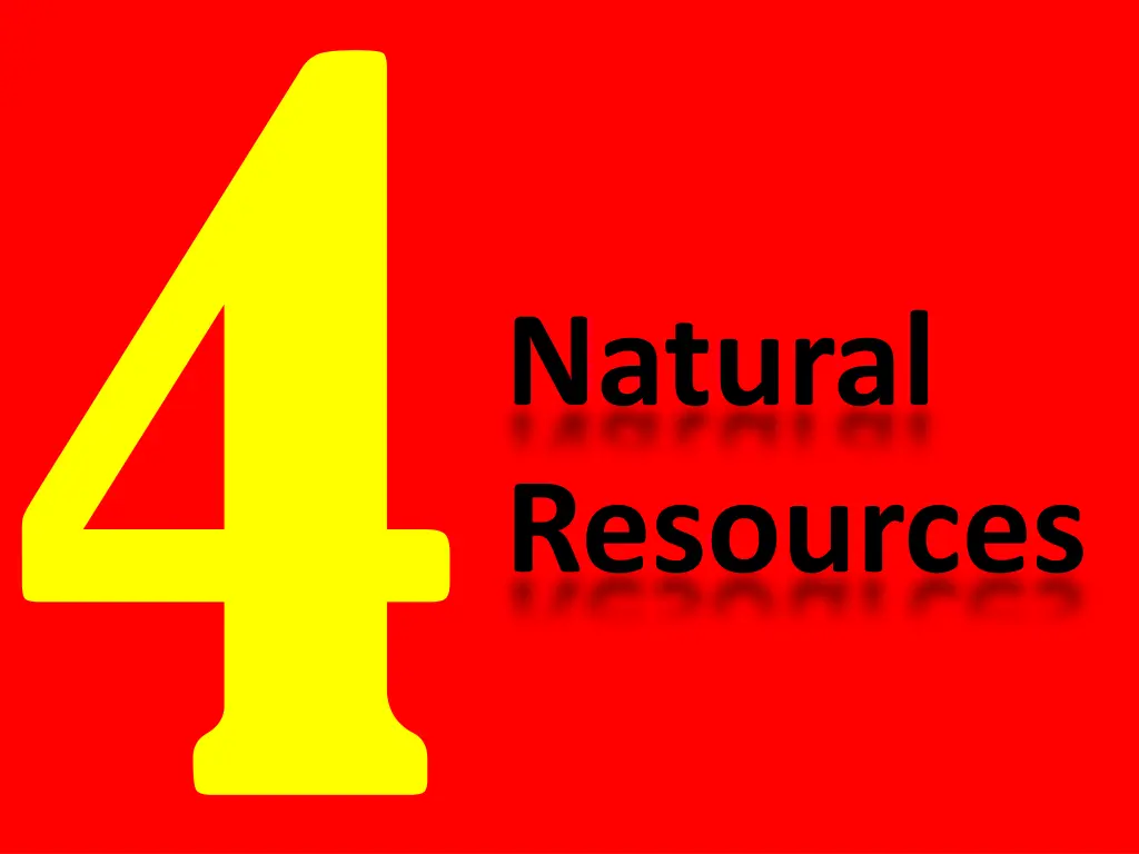 natural resources