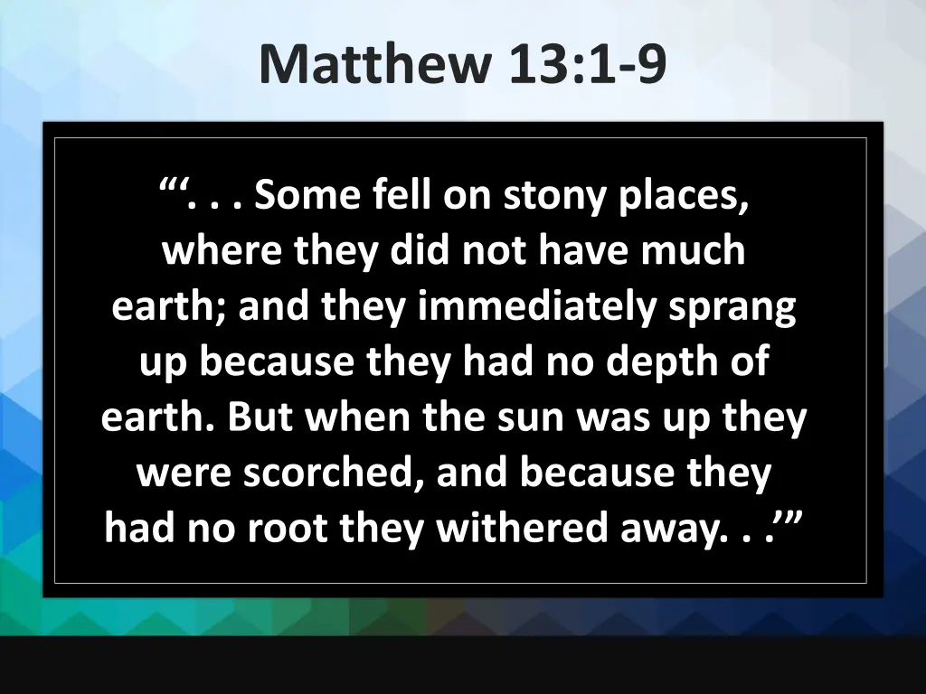 matthew 13 1 9 2