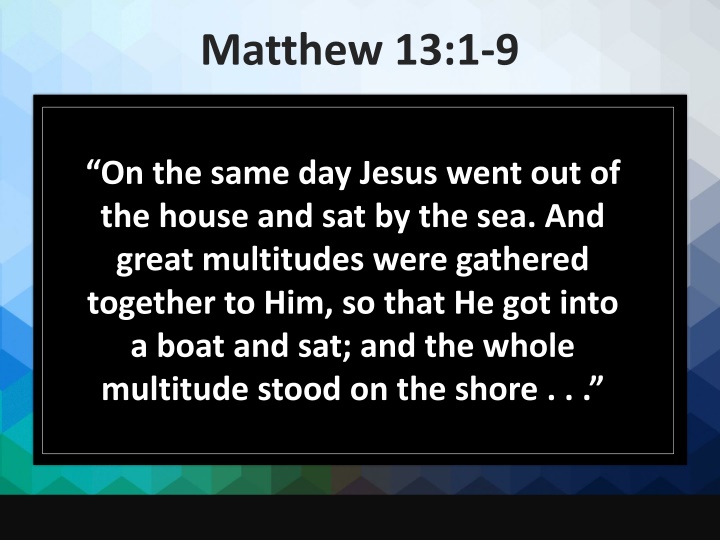 matthew 13 1 9