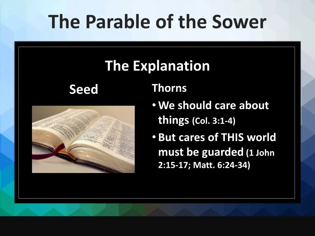 the parable of the sower 12