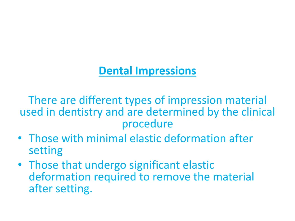 dental impressions 1