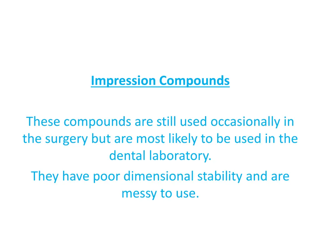 impression compounds 1