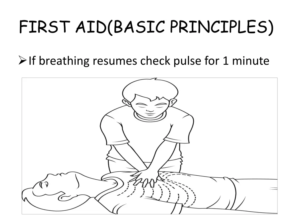 first aid basic principles 13