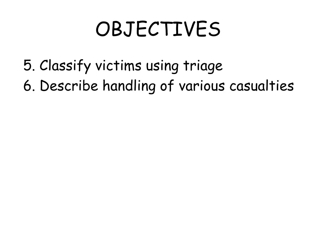 objectives 1