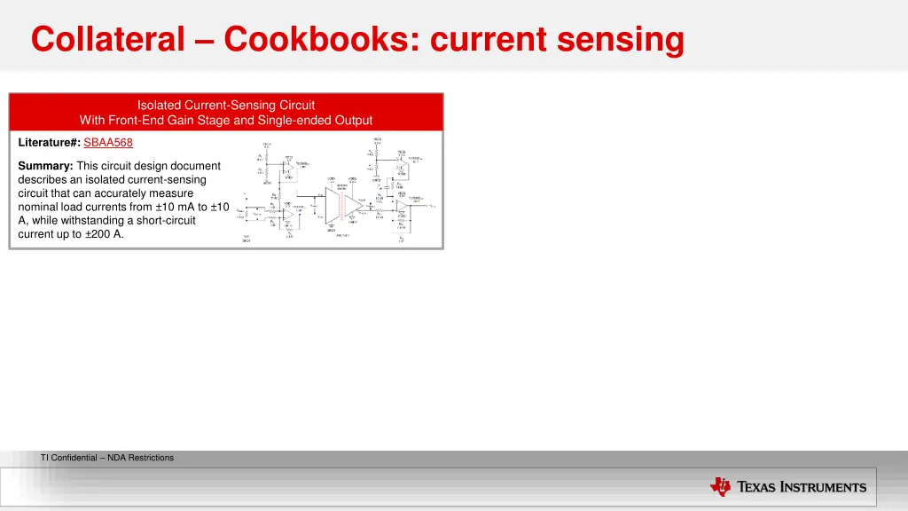 collateral cookbooks current sensing 1