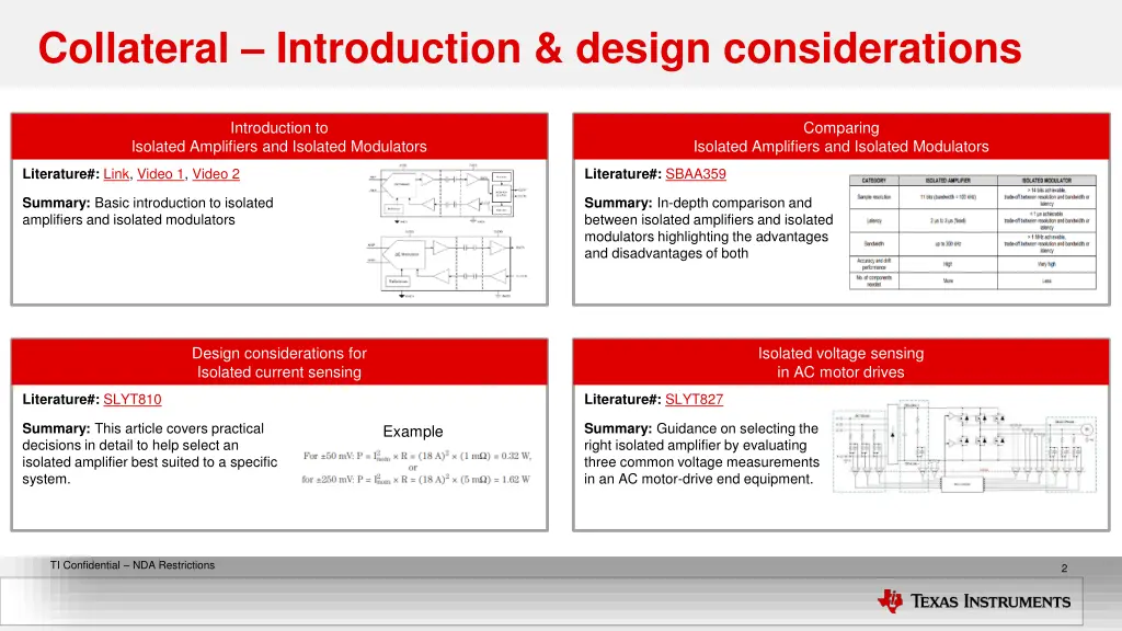 collateral introduction design considerations