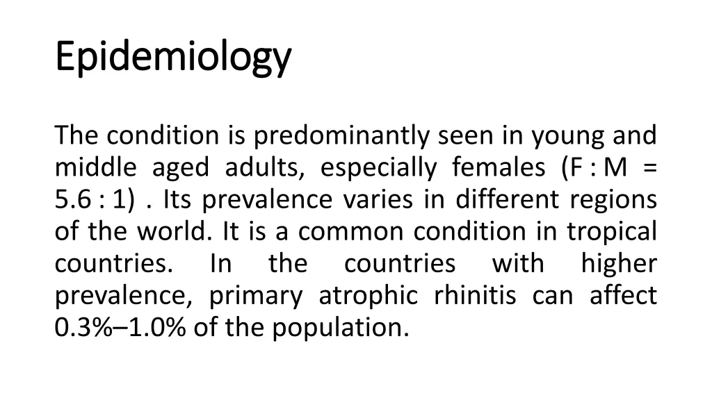 epidemiology epidemiology