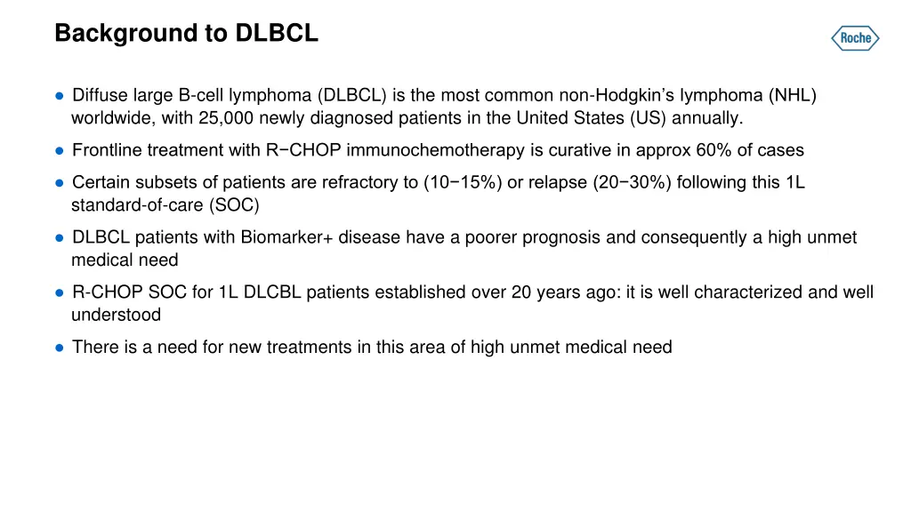 background to dlbcl