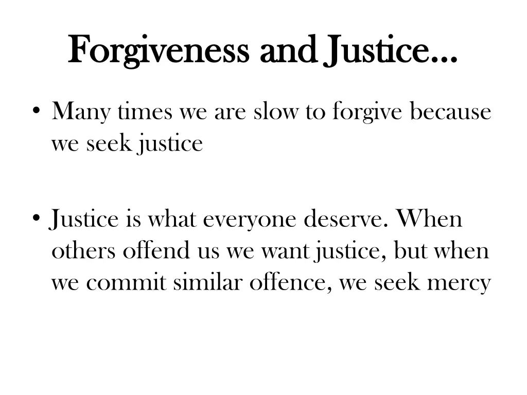 forgiveness and justice forgiveness and justice