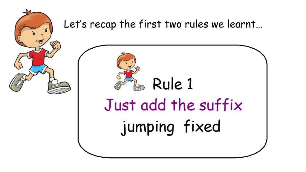 let s recap the first two rules we learnt