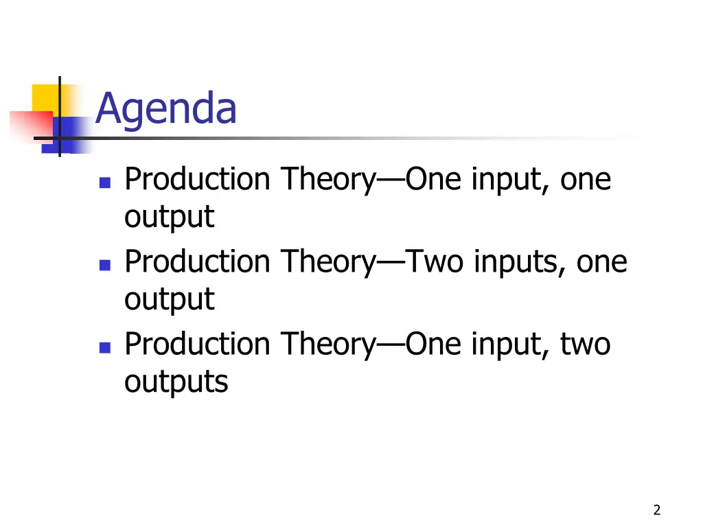 agenda