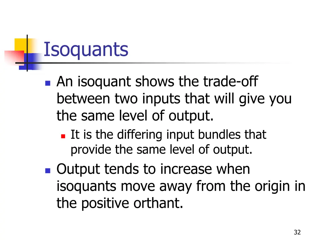 isoquants