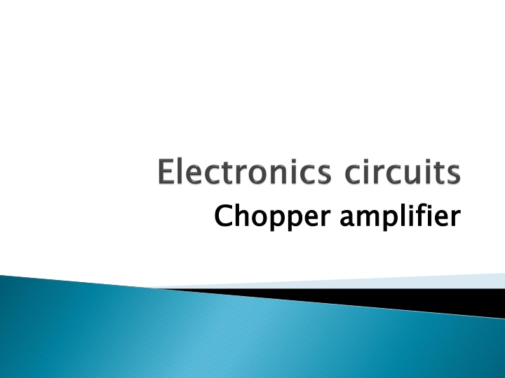 chopper amplifier