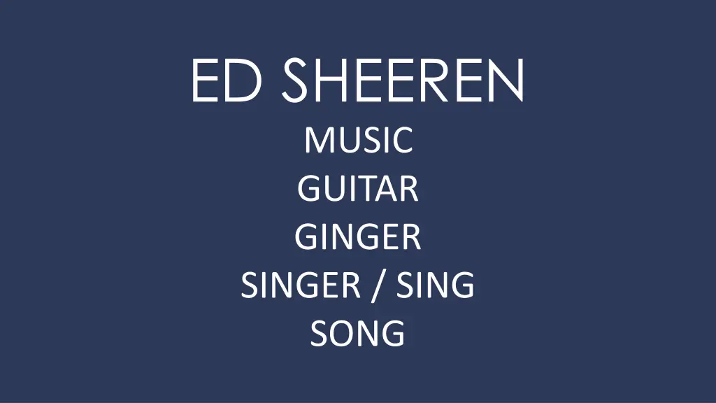 ed sheeren music guitar ginger singer sing song