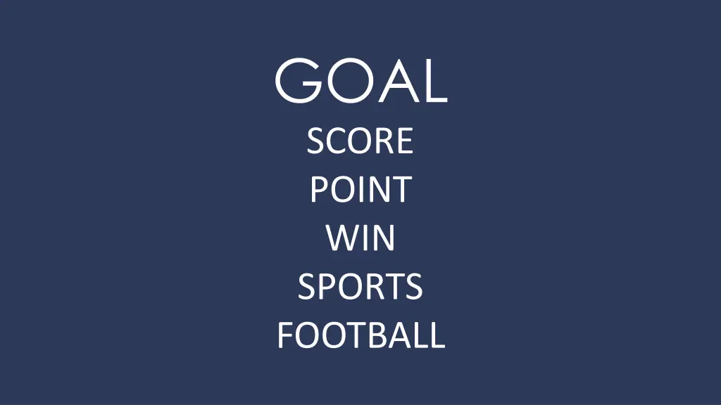 goal score point win sports football