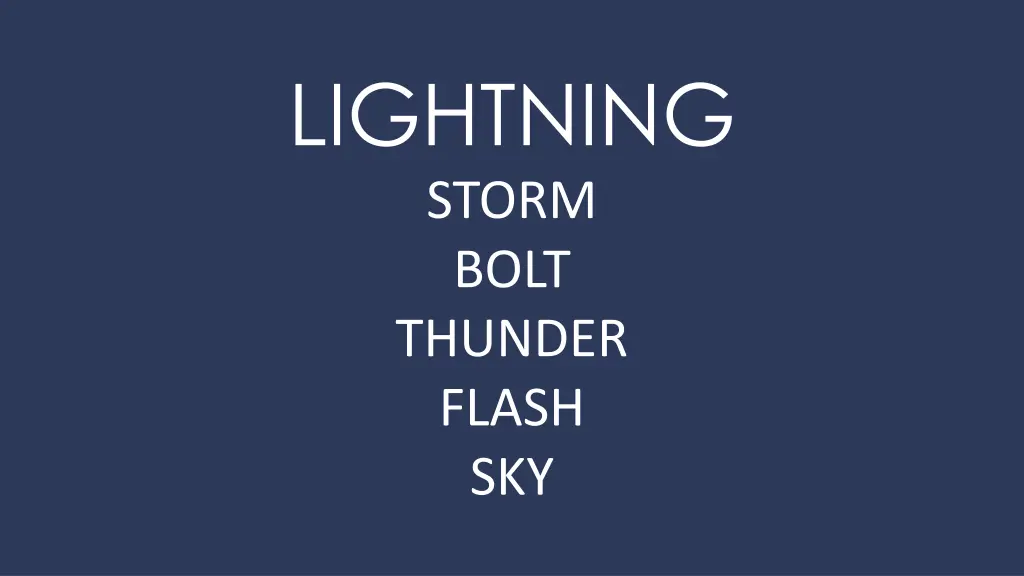 lightning storm bolt thunder flash sky