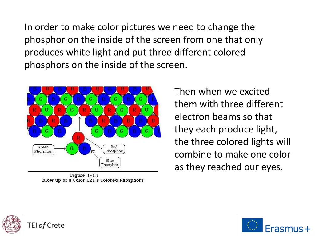 in order to make color pictures we need to change