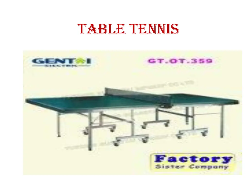 table tennis