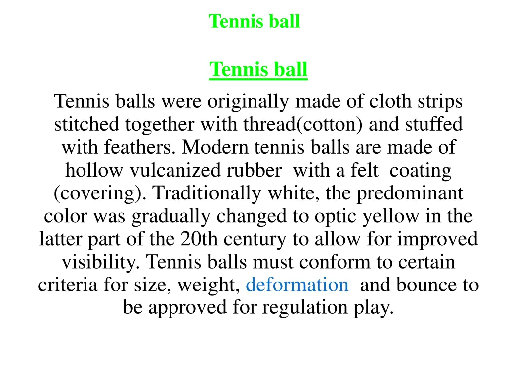 tennis ball