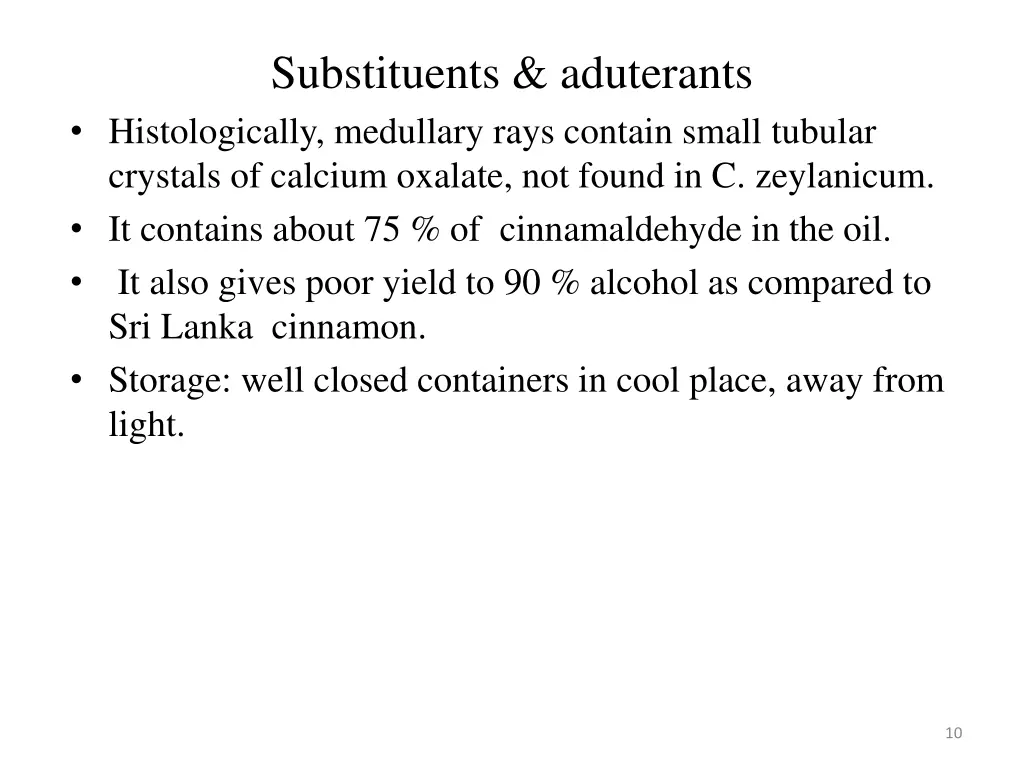 substituents aduterants histologically medullary