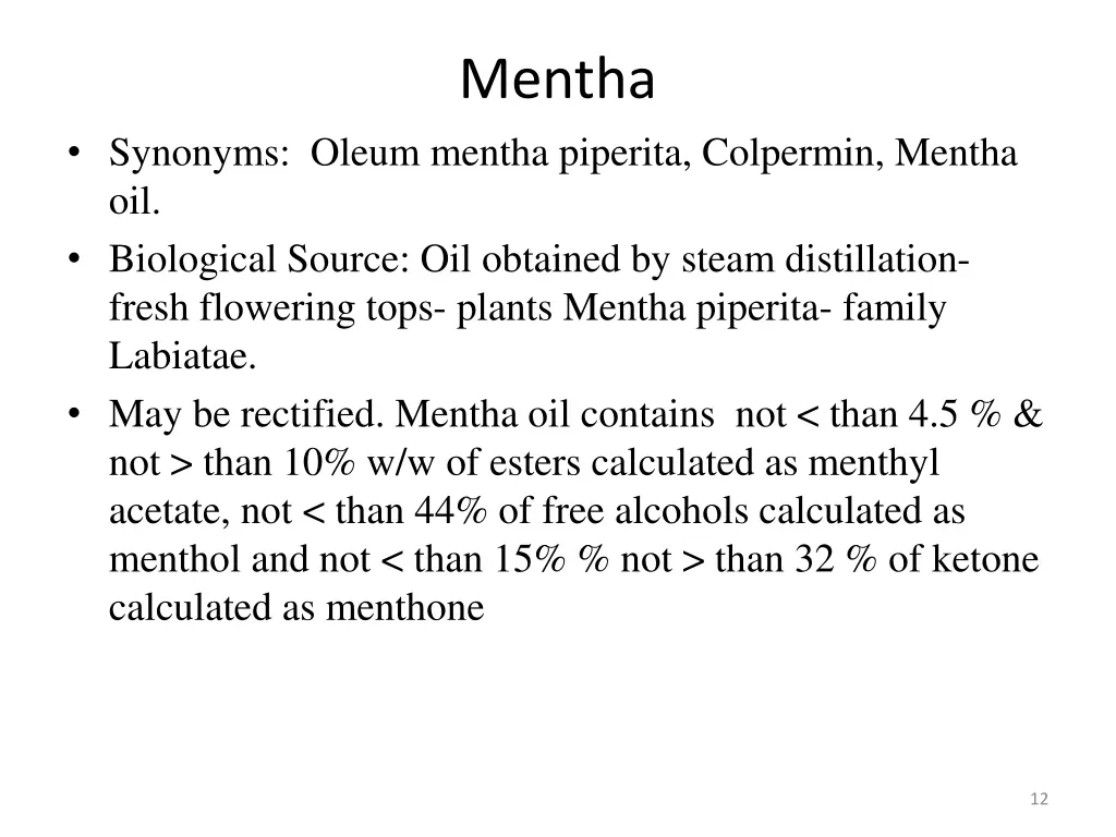 mentha