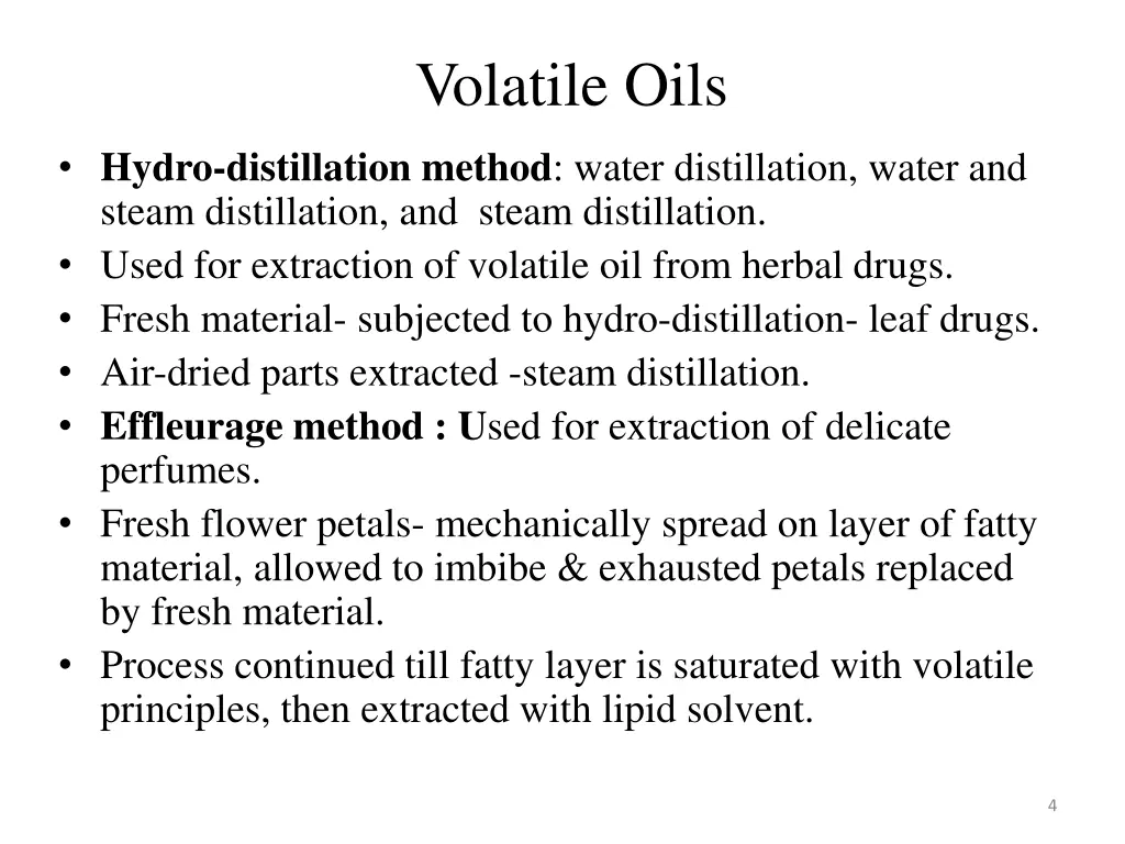 volatile oils 2