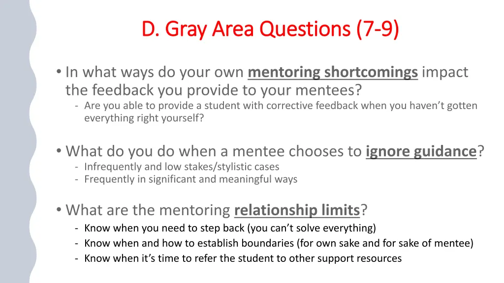 d gray area questions 7 d gray area questions