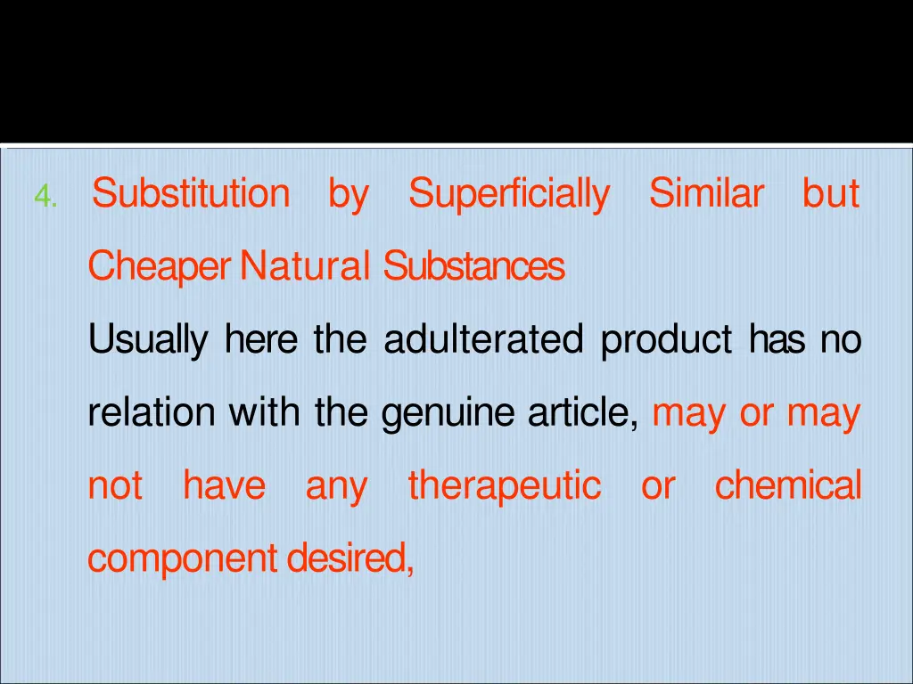 4 substitution