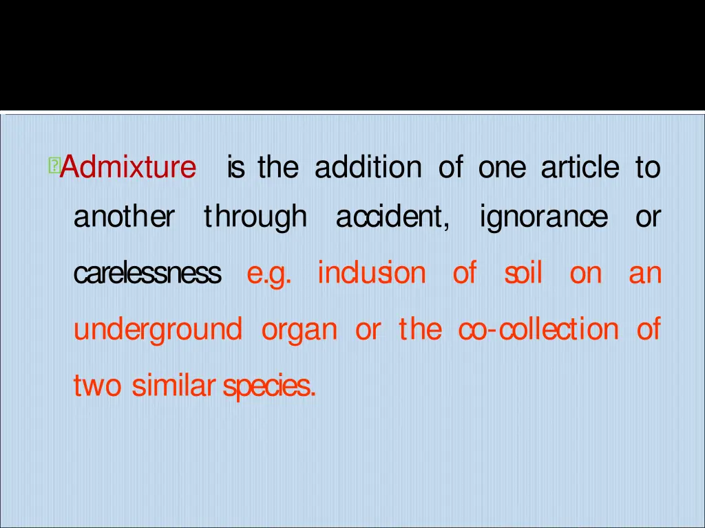 admixture another