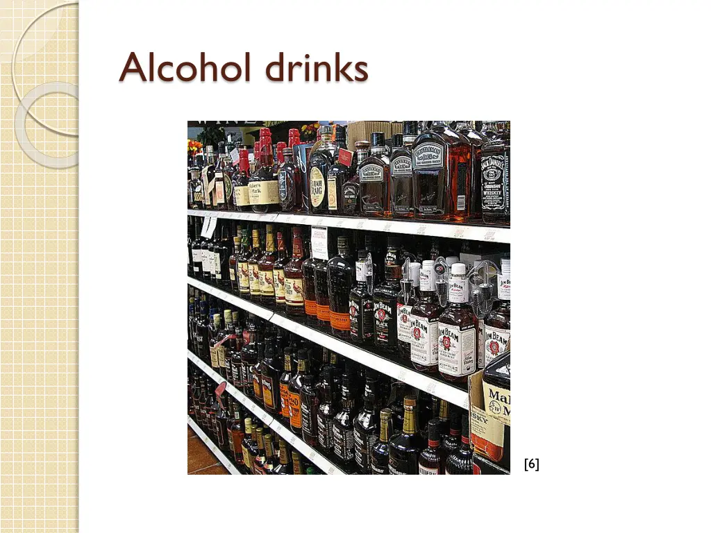 alcohol drinks