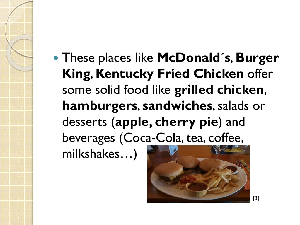 these places like mcdonald s burger king kentucky