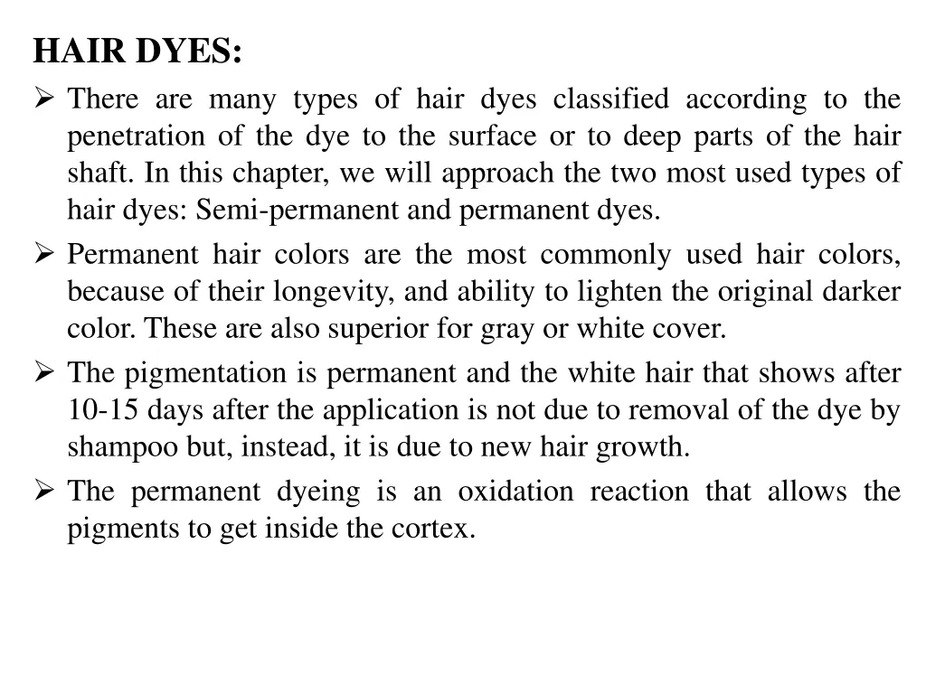 hair dyes there are many types of hair dyes