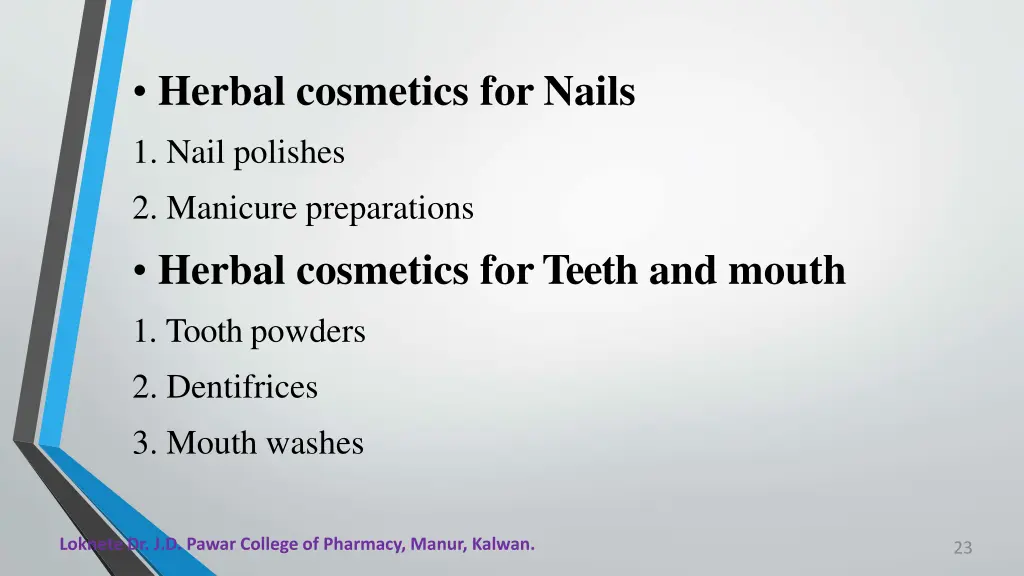 herbal cosmetics for nails