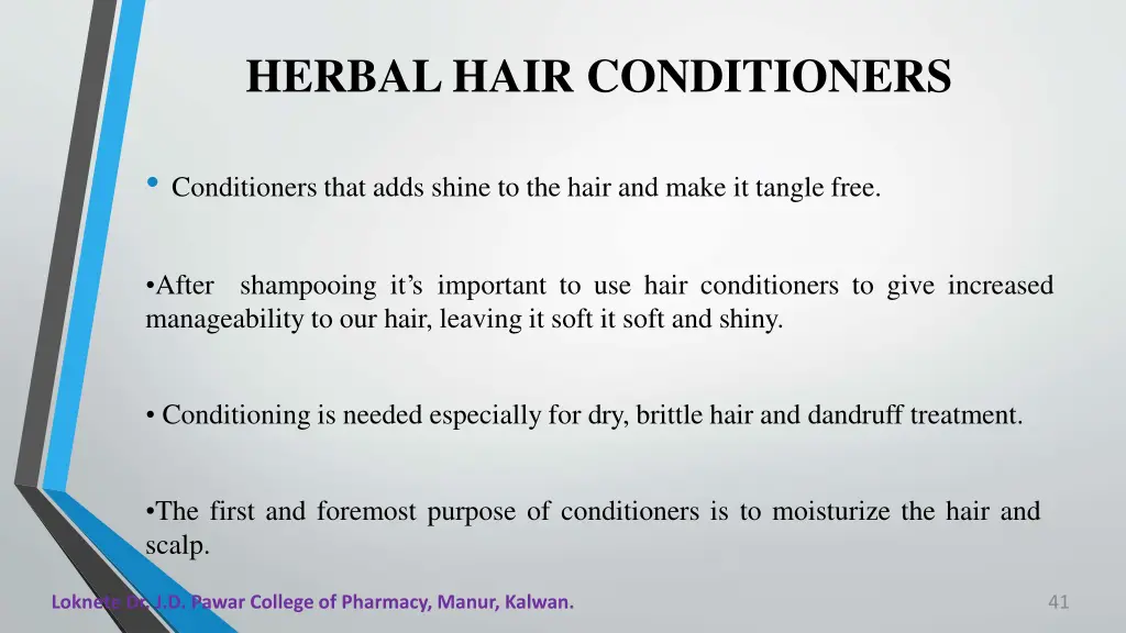 herbalhair conditioners