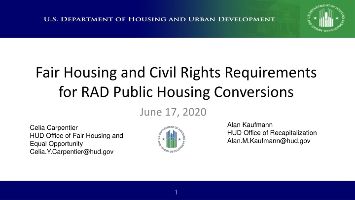 fair housing and civil rights requirements