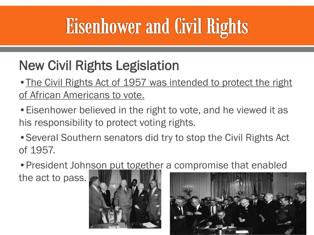 eisenhower and civil rights 2