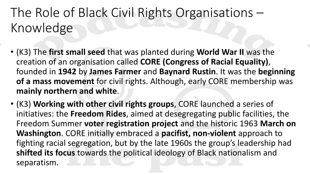 the role of black civil rights organisations 3