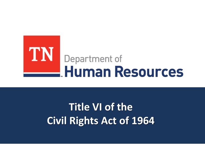 title vi of the civil rights act of 1964