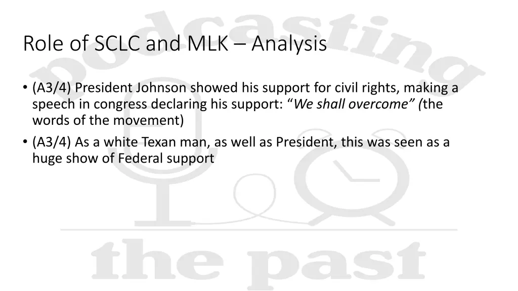 role of sclc and mlk analysis 2