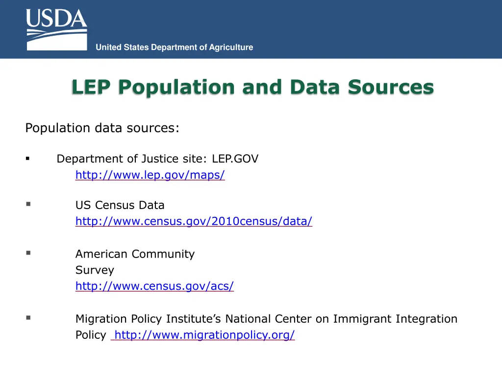 united states department of agriculture 21