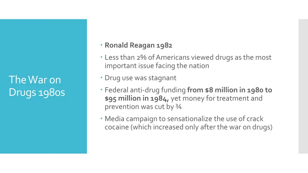 ronald reagan 1982 less than 2 of americans