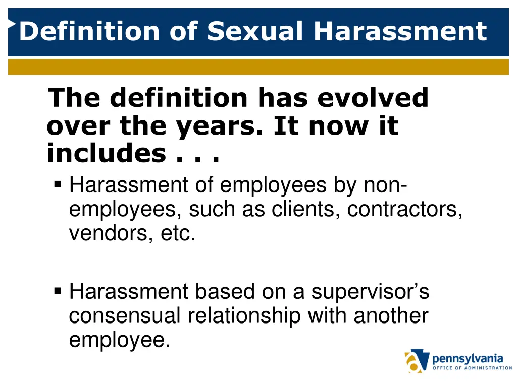 definition of sexual harassment 1