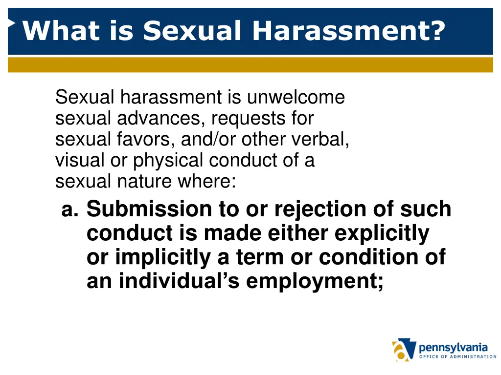 what is sexual harassment 1