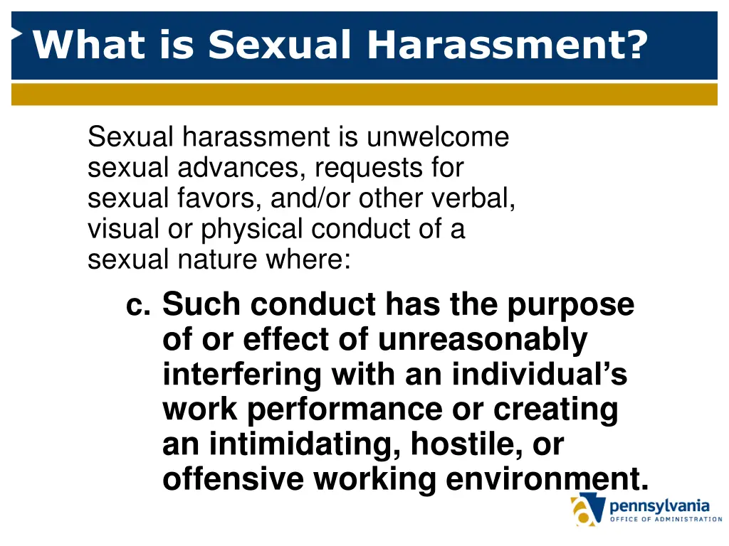 what is sexual harassment 3