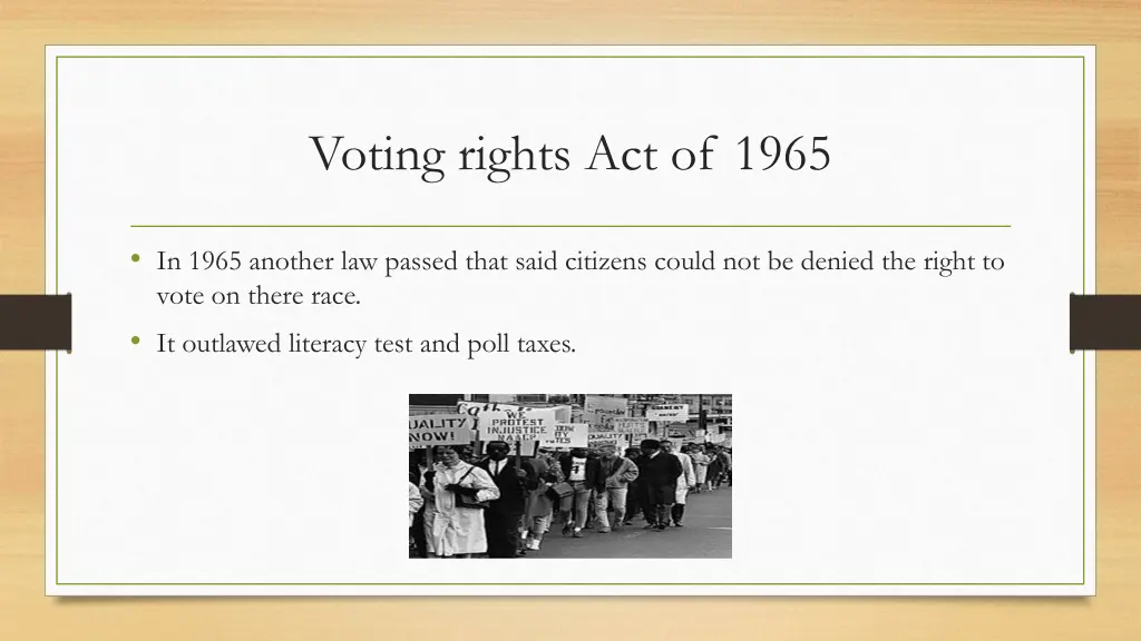 voting rights act of 1965