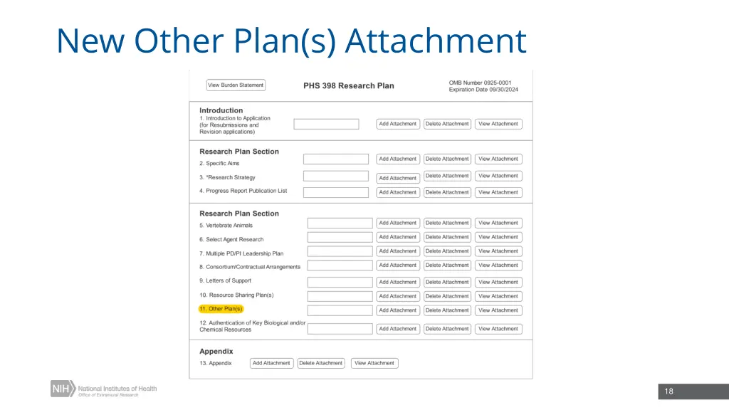 new other plan s attachment