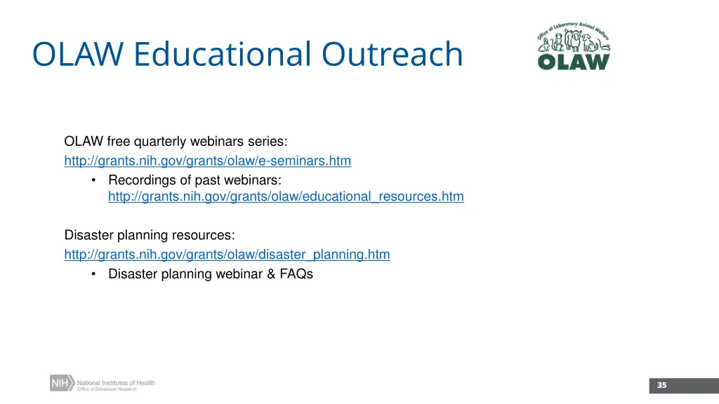 olaw educational outreach