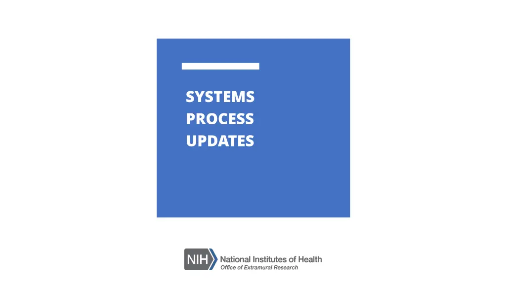 systems process updates